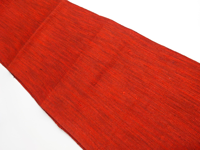 JAPANESE KIMONO / VINTAGE NAGOYA OBI / TSUMUGI / WEAVE PATTERN